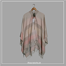 Soft Pink Fine Knit Shawl