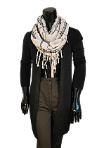 Loop Scarf Pattern Print